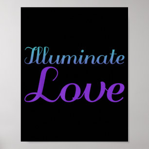 Illuminate Love Prevention Awareness Design Poster
