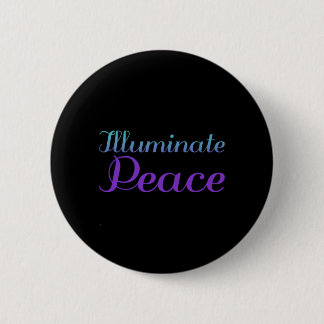 Illuminate Peace Prevention Awareness Design 6 Cm Round Badge
