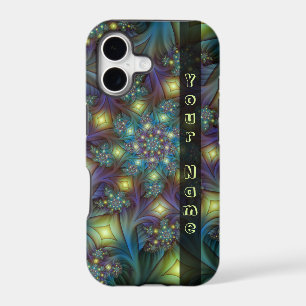 Illuminated abstract blue purple Fractal Name