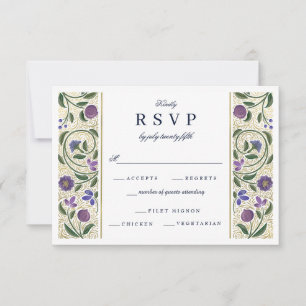 Illuminated Border Wedding RSVP Card