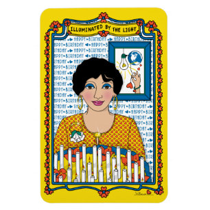 Illuminated By The Light_B_4x6 Refrigerator Magnet