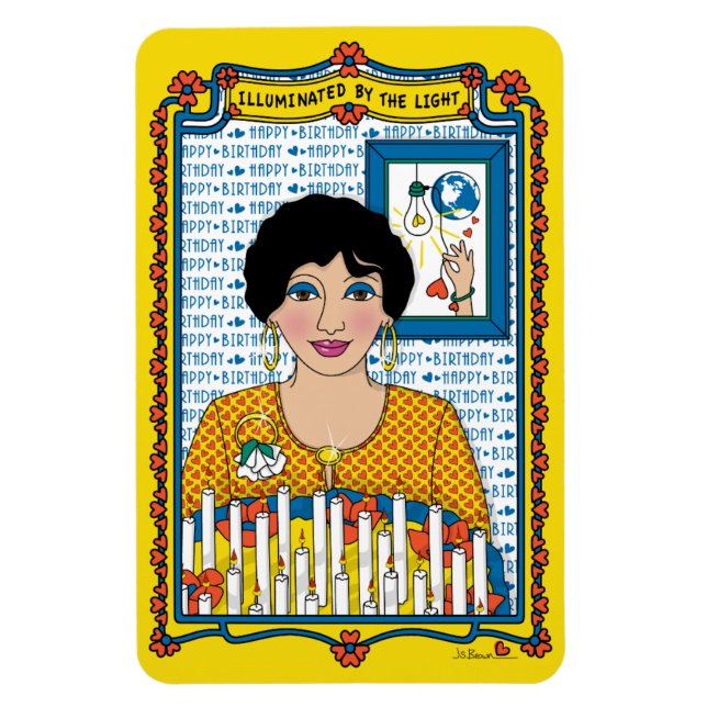 Illuminated By The Light_B_4x6 Refrigerator Magnet (Vertical)