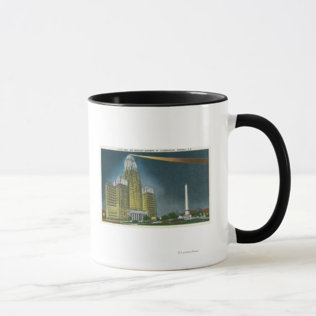 Illuminated City Hall View Mug (Right)