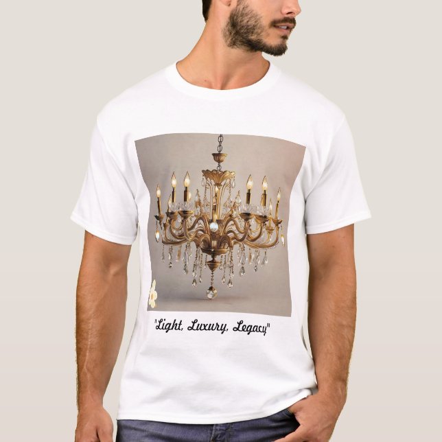 "Illuminated Elegance" T-Shirt (Front)