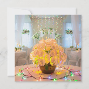 Illuminated Floral Invitation