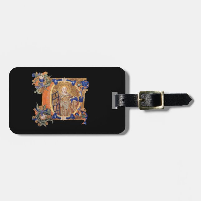 Illuminated Initial C luggage tag (Front Horizontal)