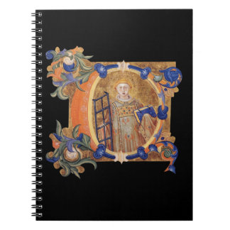 Illuminated Initial C notebook