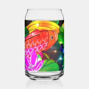 Illuminated Koi Can Glass