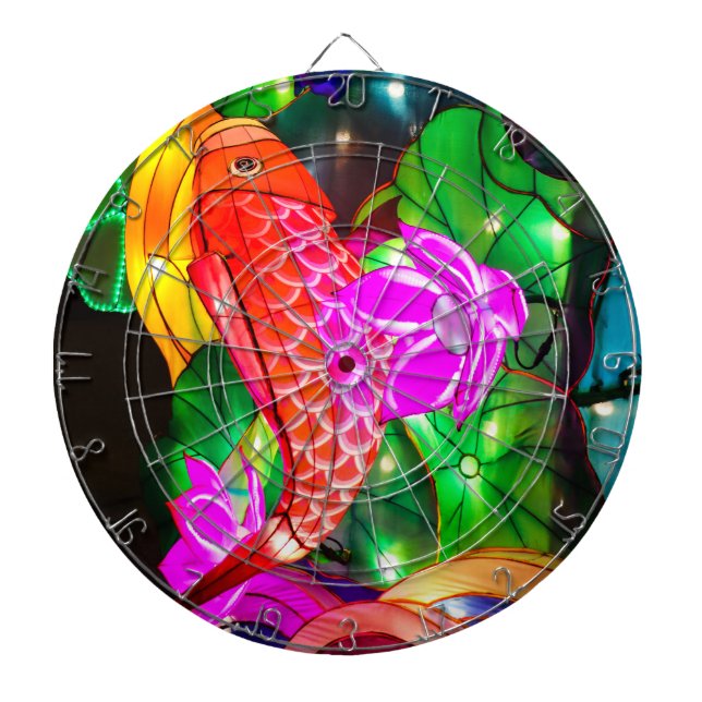 Illuminated Koi Dartboard (Front)