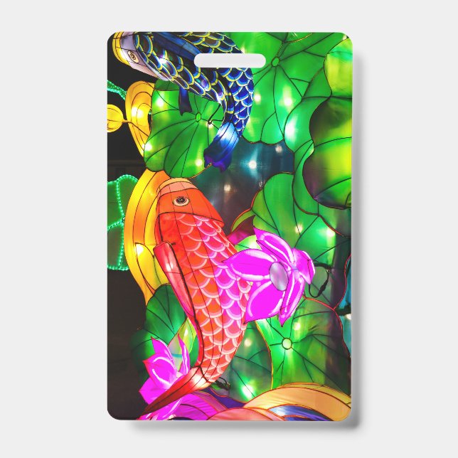 Illuminated Koi ID Badge (Front)