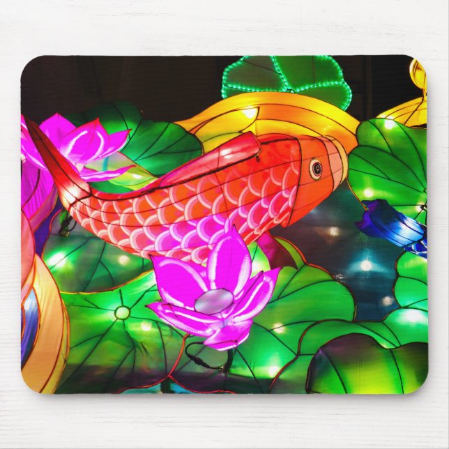 Illuminated Koi Mouse Pad (Front)