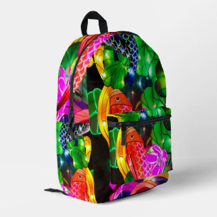 Illuminated Koi Printed Backpack