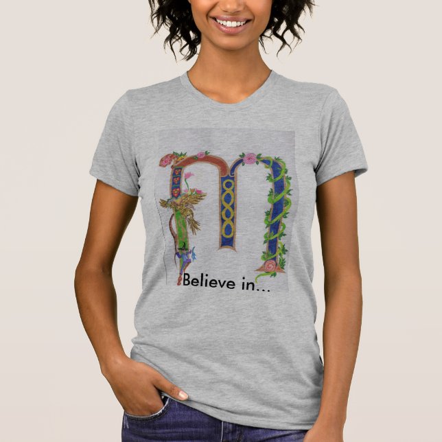 Illuminated "M" T-Shirt Dress (Front)