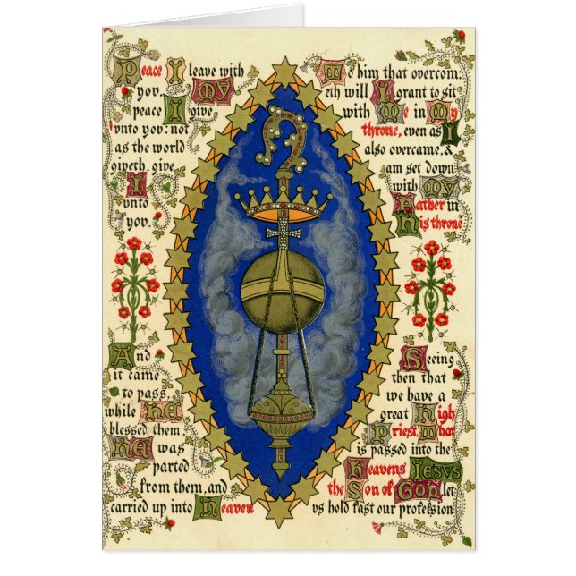 Illuminated Manuscript for Ascension Day (Front)