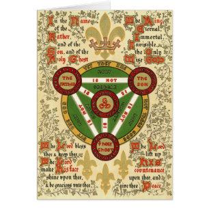 Illuminated Manuscript of the Holy Trinity