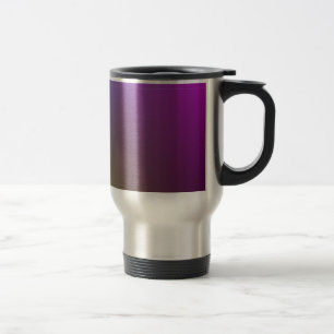 Illuminated Mauve/ green>Patterned Travel  Mug. Travel Mug