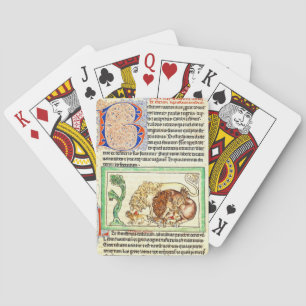 Illuminated Page 1250 Playing Cards