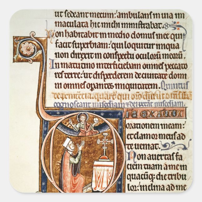 Illuminated page square sticker (Front)