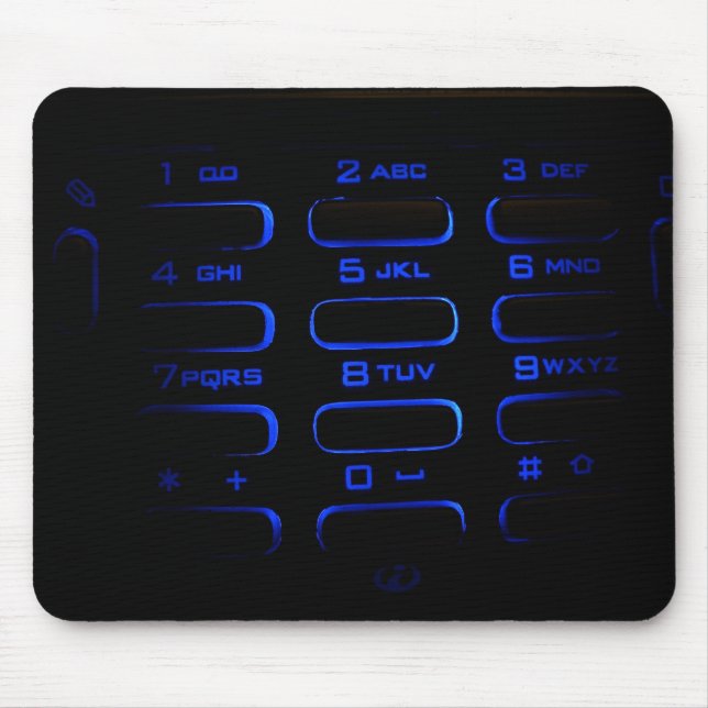 illuminated phone keyboard mouse pad (Front)