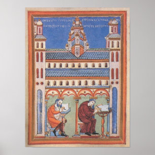 Illuminated Saint Page Poster