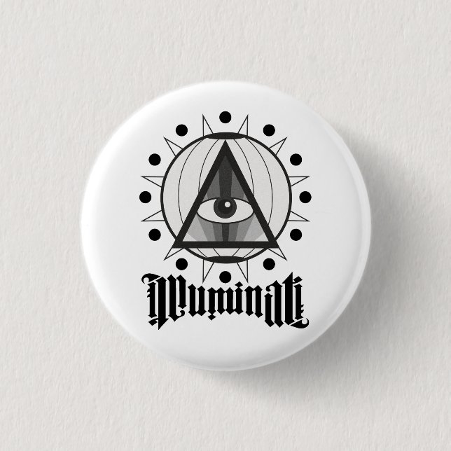 Illuminati 3 Cm Round Badge (Front)