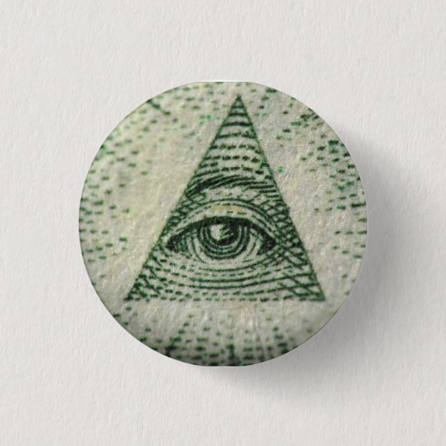 illuminati 3 cm round badge (Front)