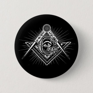 Illuminati All Seeing Eye Freemason Symbol 6 Cm Round Badge