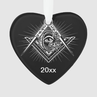 Illuminati All Seeing Eye Freemason Symbol Ornament