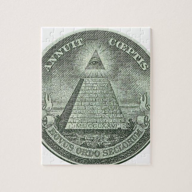 Illuminati - All seeing eye Jigsaw Puzzle (Vertical)