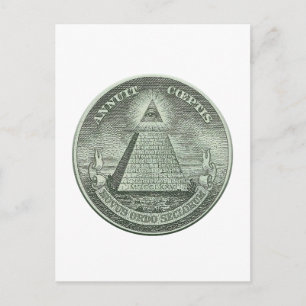 Illuminati - All seeing eye Postcard
