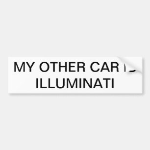 Illuminati Bumper Stick Sticker
