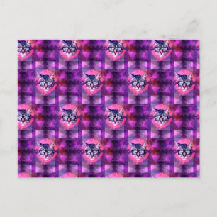 illuminati cat postcard