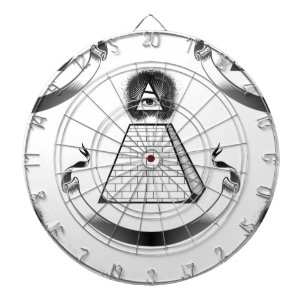 illuminati dartboard