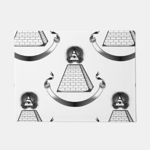 illuminati door mat doormat