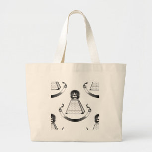 illuminati large tote bag
