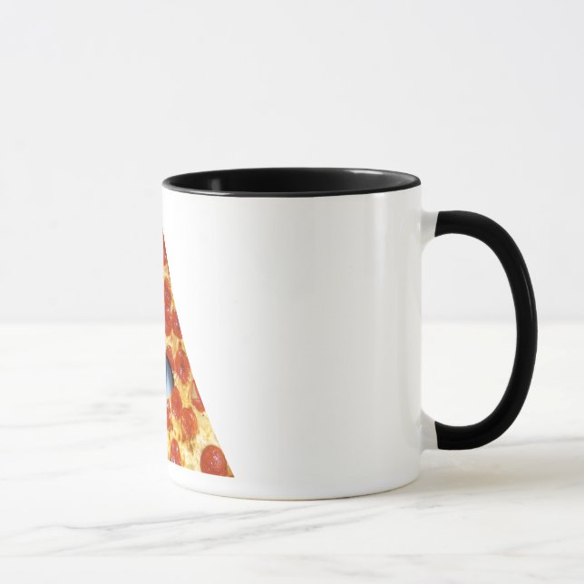 Illuminati Pizza Mug (Right)