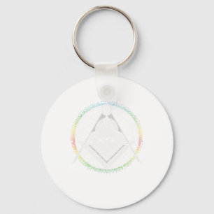 Illuminati Symbol Masonic Triangle Conspiracy G Gi Key Ring