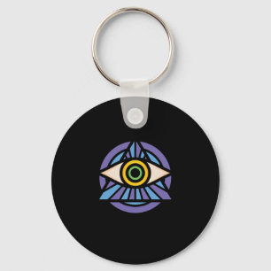 Illuminati Symbol Triangle Masonic Conspiracy Gift Key Ring