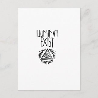illuminati tshirt postcard