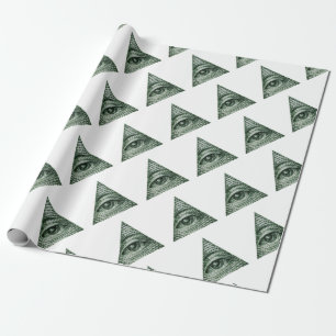 illuminati wrapping paper