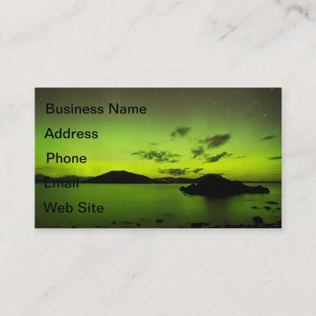 Illuminating Aurora Business Card (Front)