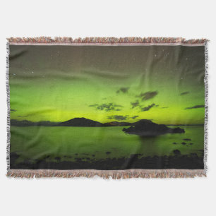 Illuminating Aurora Throw Blanket
