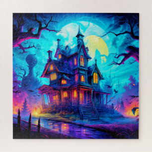 Illuminating Haunted House Jigsaw Puzzle