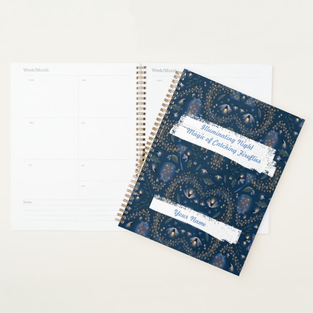 Illuminating Night- Magic of Catching Fireflies Planner (Display)