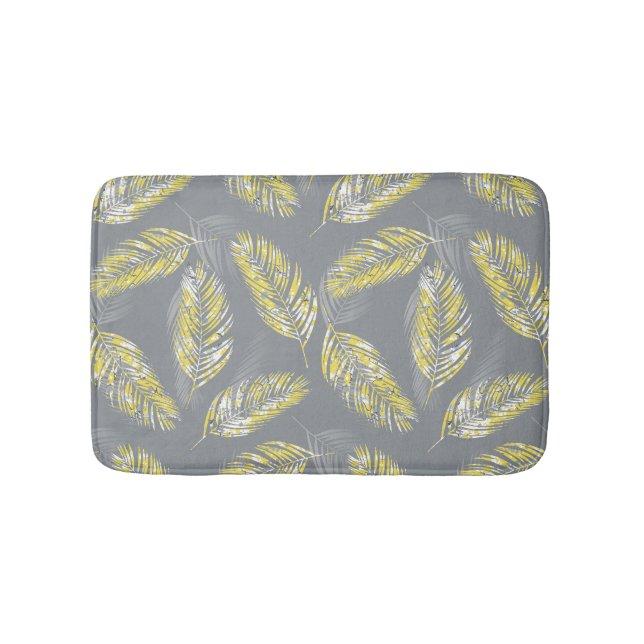 Illuminating Toucans: Marbling Tropical Bath Mat (Front)