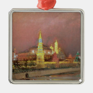 Illumination in the Kremlin, 1896 Metal Ornament