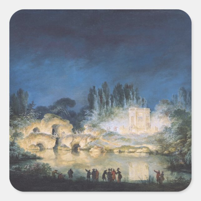 Illumination of the Belvedere at the Square Sticker (Front)