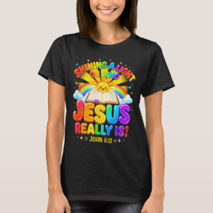 Illumination Station Shining A Light On Who Jesus T-Shirt