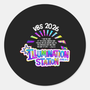 Illumination Station The Light of The World VBS Classic Round Sticker