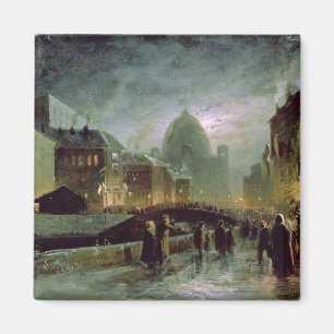 Illuminations in St. Petersburg, 1869 Magnet